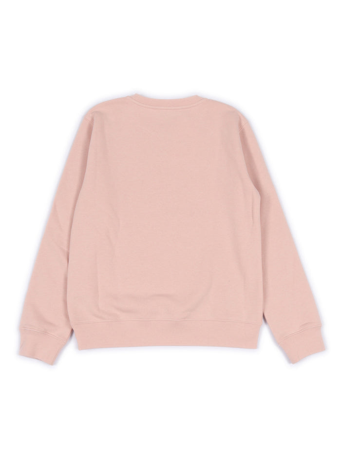 Star Girls Crewneck Regular Sweatshirt New Logo Print Pink