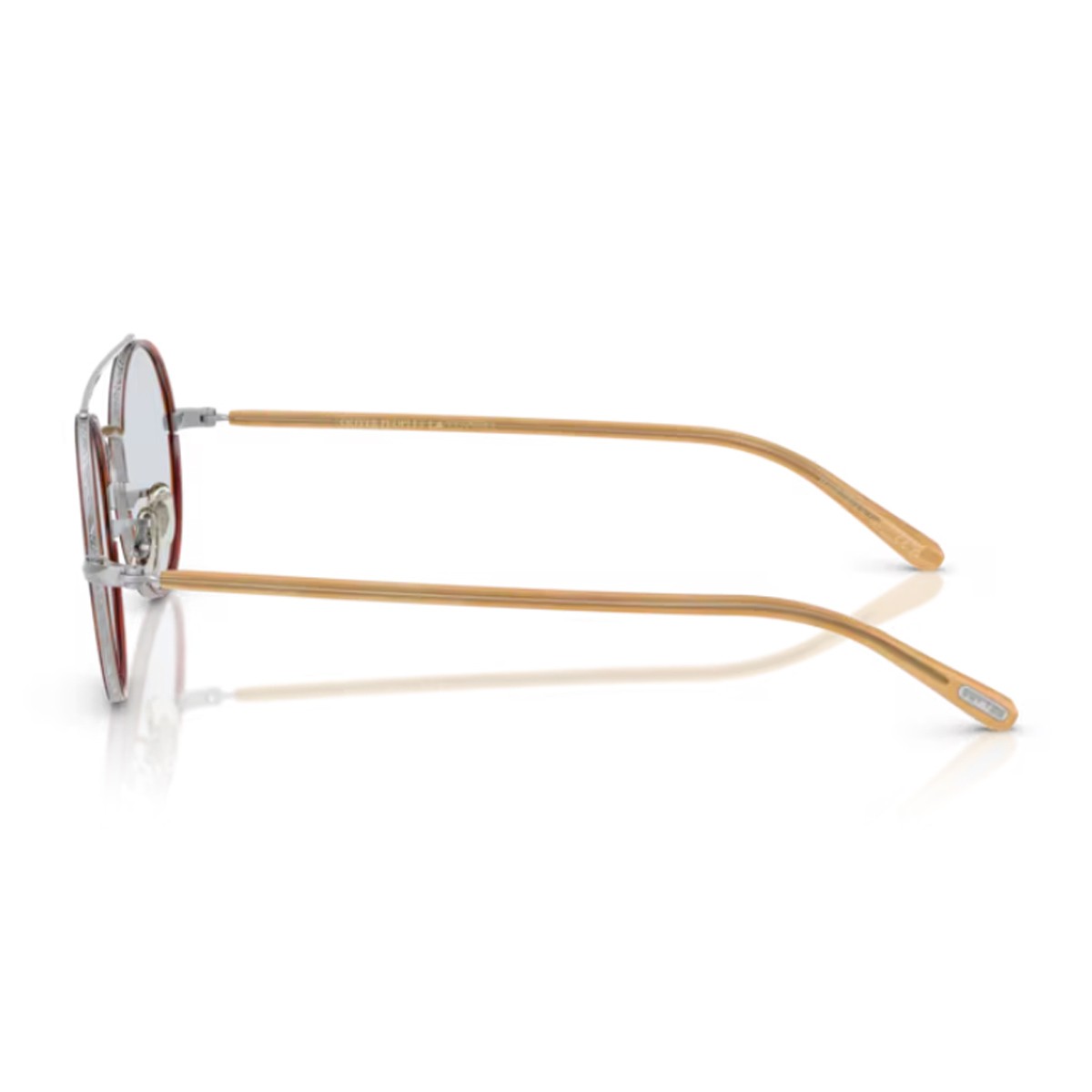 Oliver Peoples Ov1355t Etlin Silver / Amber Titanio Sunglasses