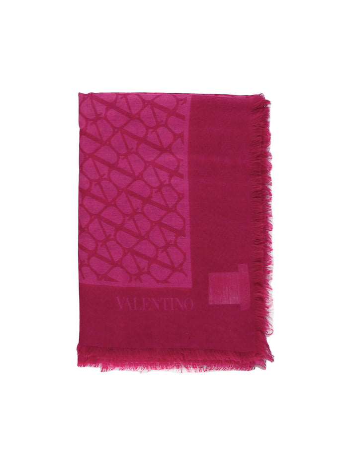 Valentino Garavani Scarfs Pink Pp Cashmere