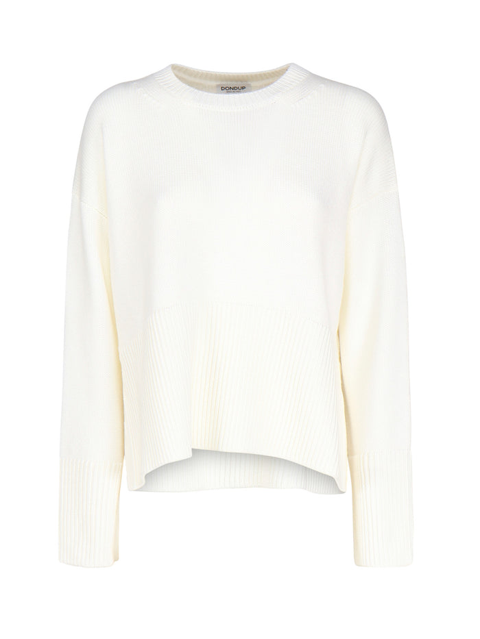 Dondup Sweaters White Wool