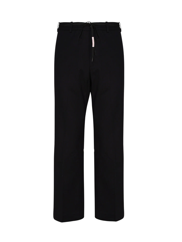 Marni Trousers Black Cotton