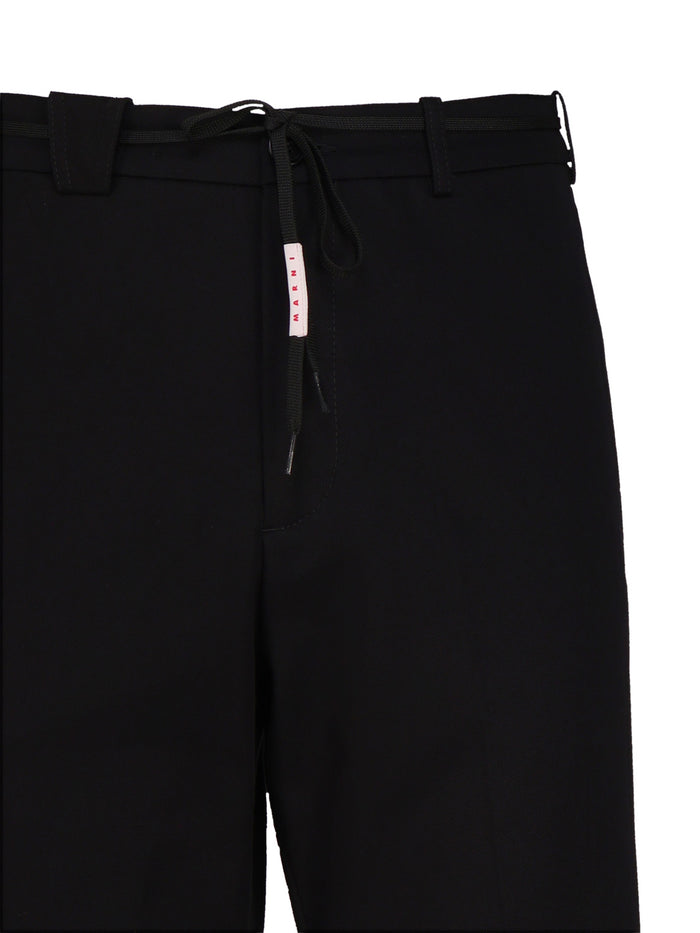 Marni Trousers Black Cotton