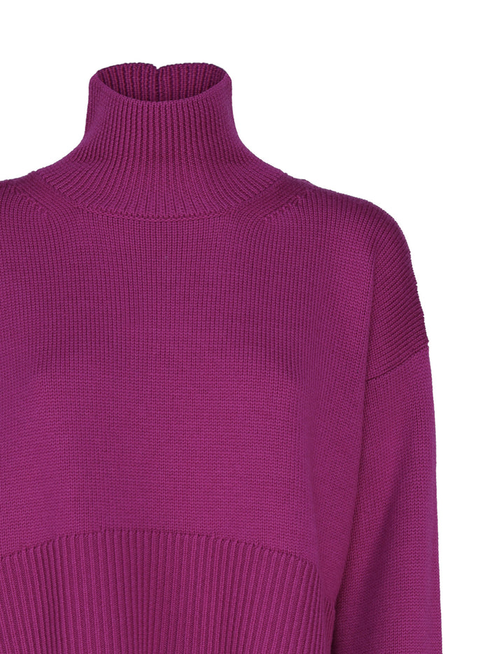 Dondup Sweaters Purple Wool