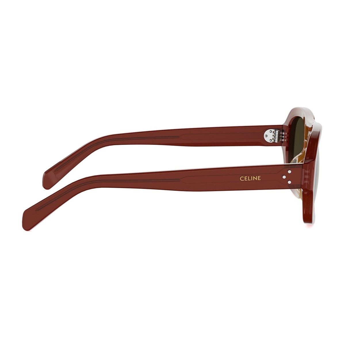 Celine 3 Dots Brown Acetato Sunglasses