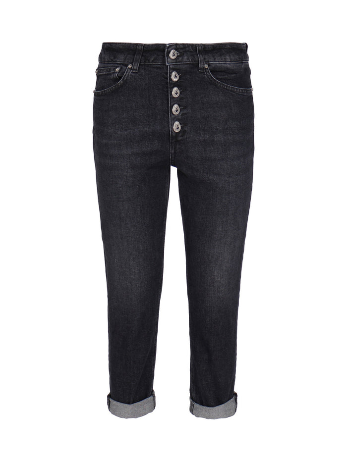 Dondup Jeans Black Cotton
