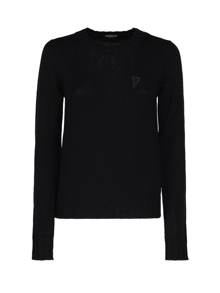 Dondup Sweaters Black Wool