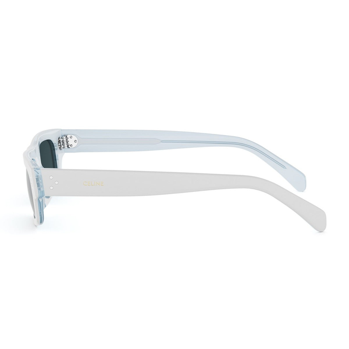 Celine 3 Dots Hd White Acetato Sunglasses