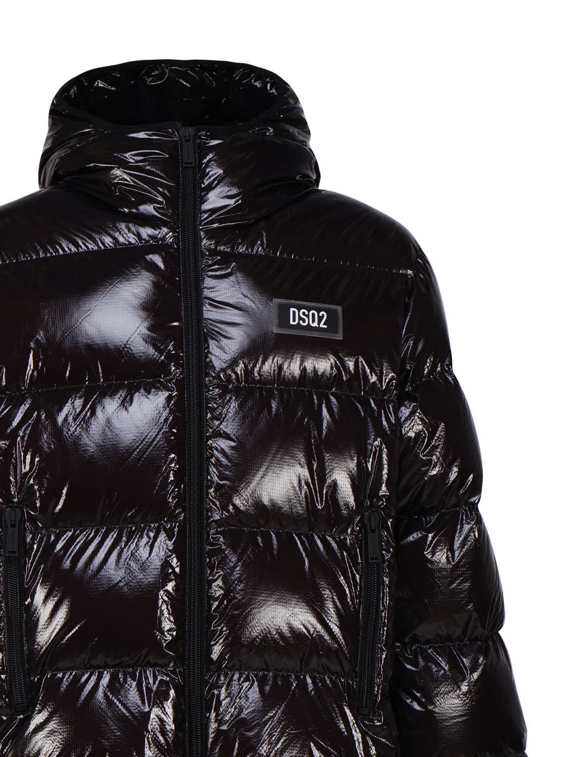 Dsquared2 Coats Black Polyamide