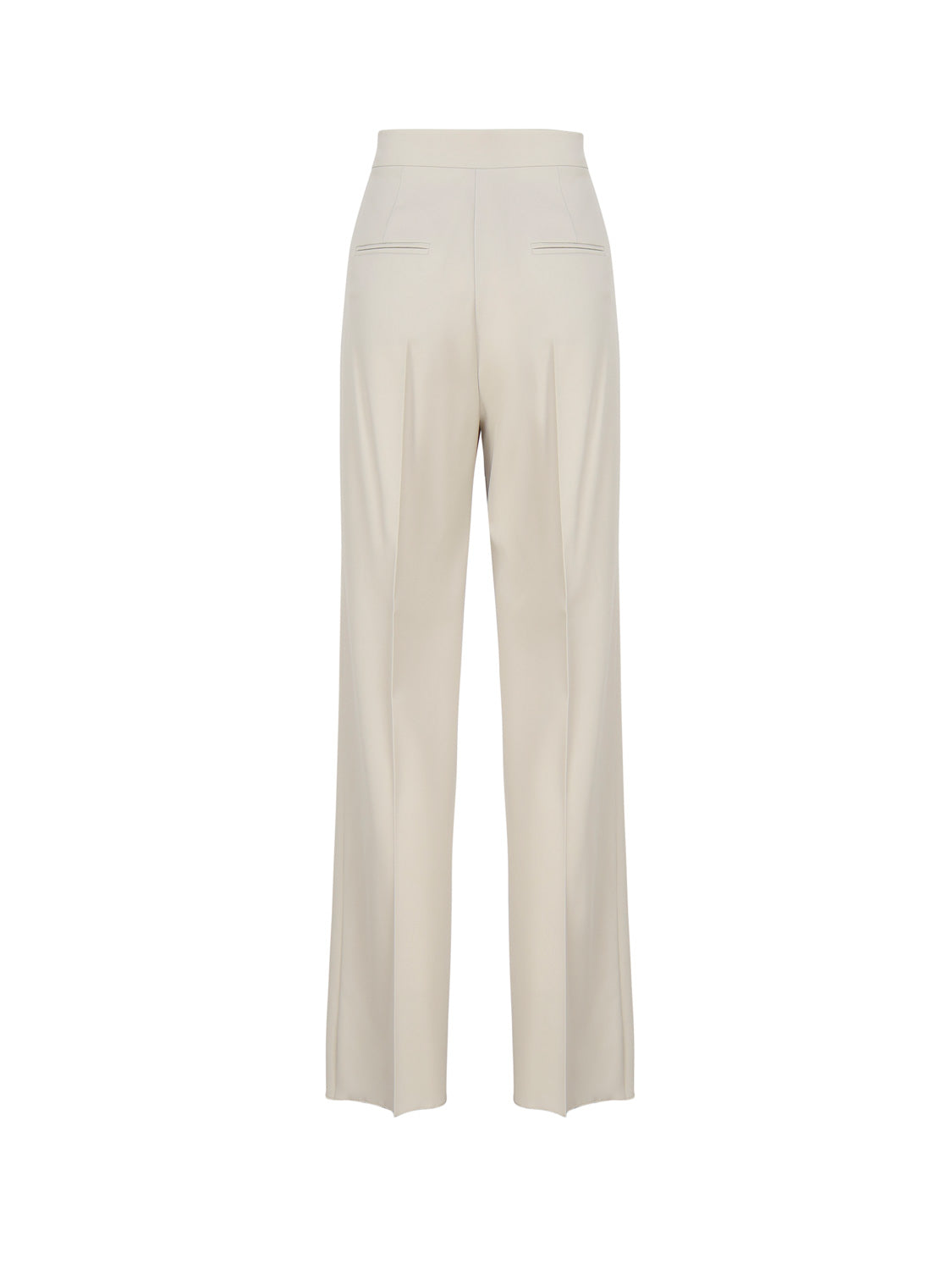 Max Mara Rtw Beige Virgin Wool