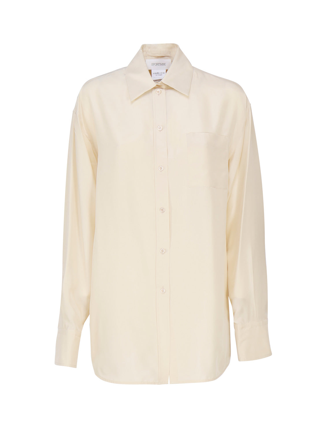 Sportmax Shirts White Silk