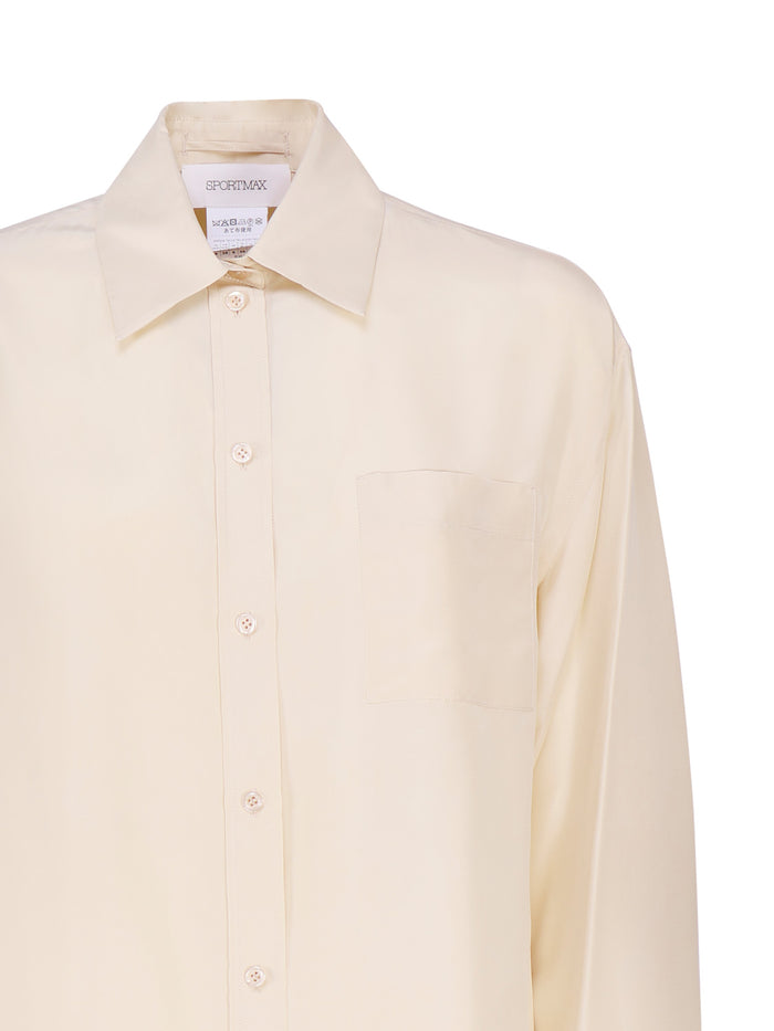 Sportmax Shirts White Silk