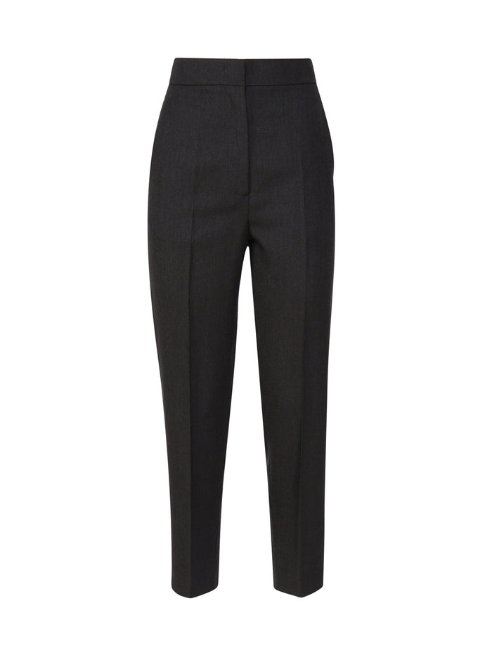 Max Mara Rtw Anthracite Virgin Wool
