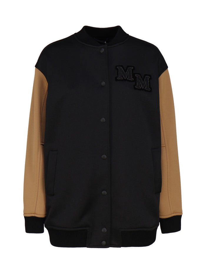 Max Mara Jackets Black, Camel Polyester