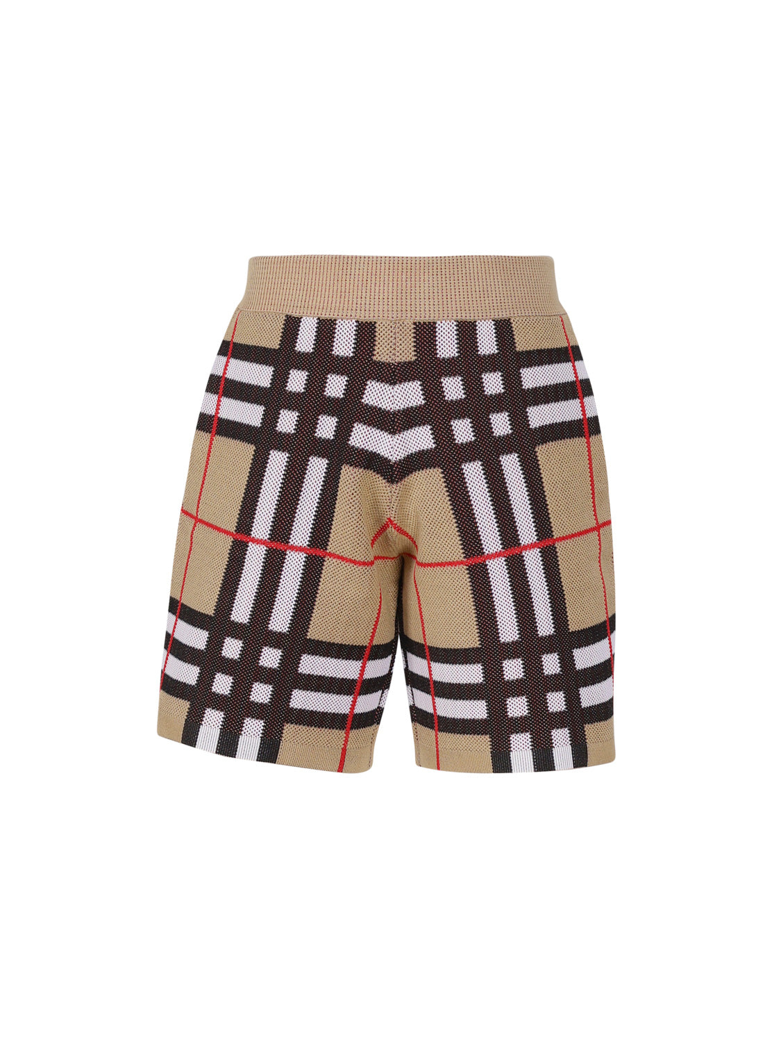 Burberry Shorts Beige Polyamide