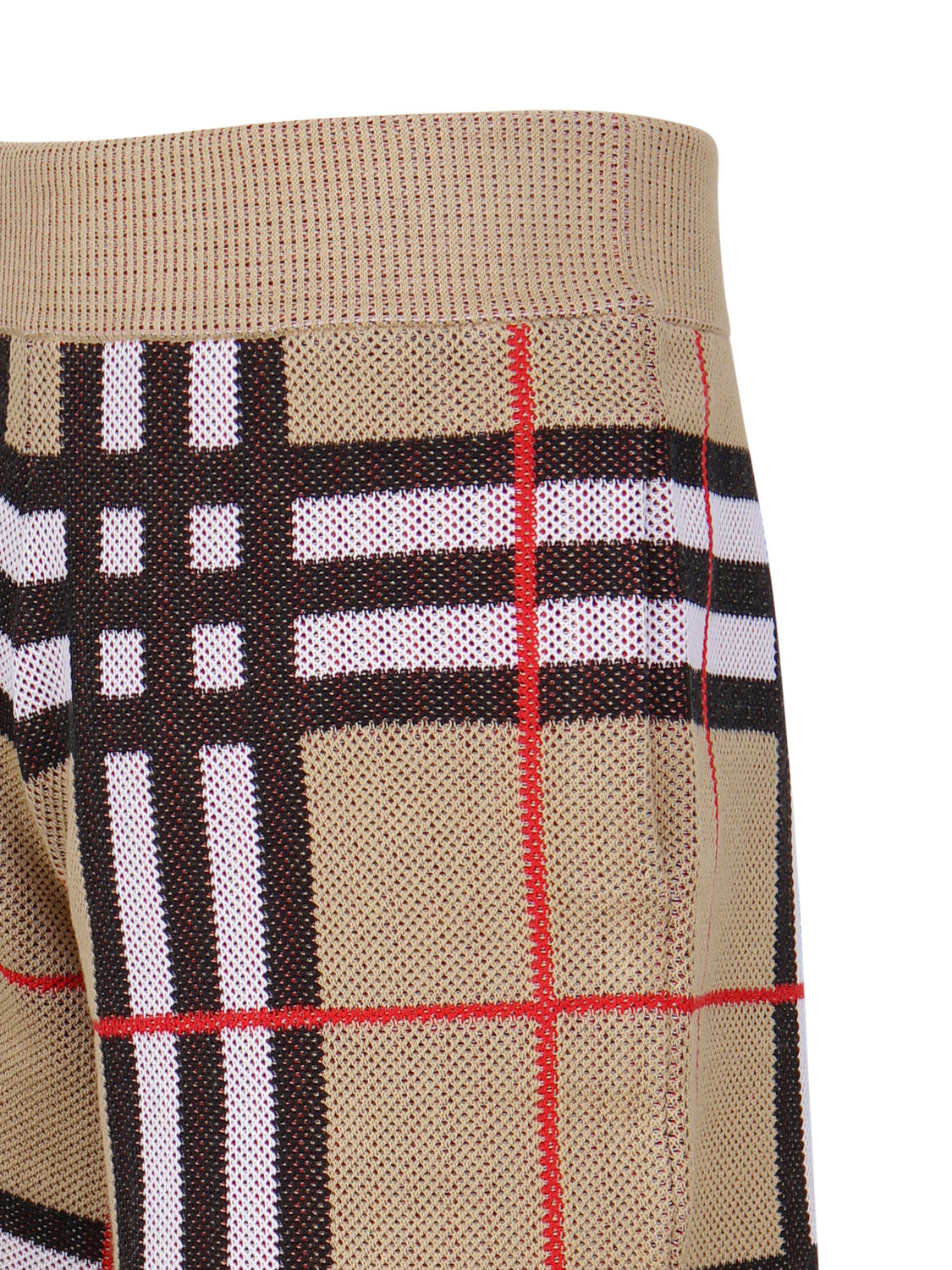 Burberry Shorts Beige Polyamide