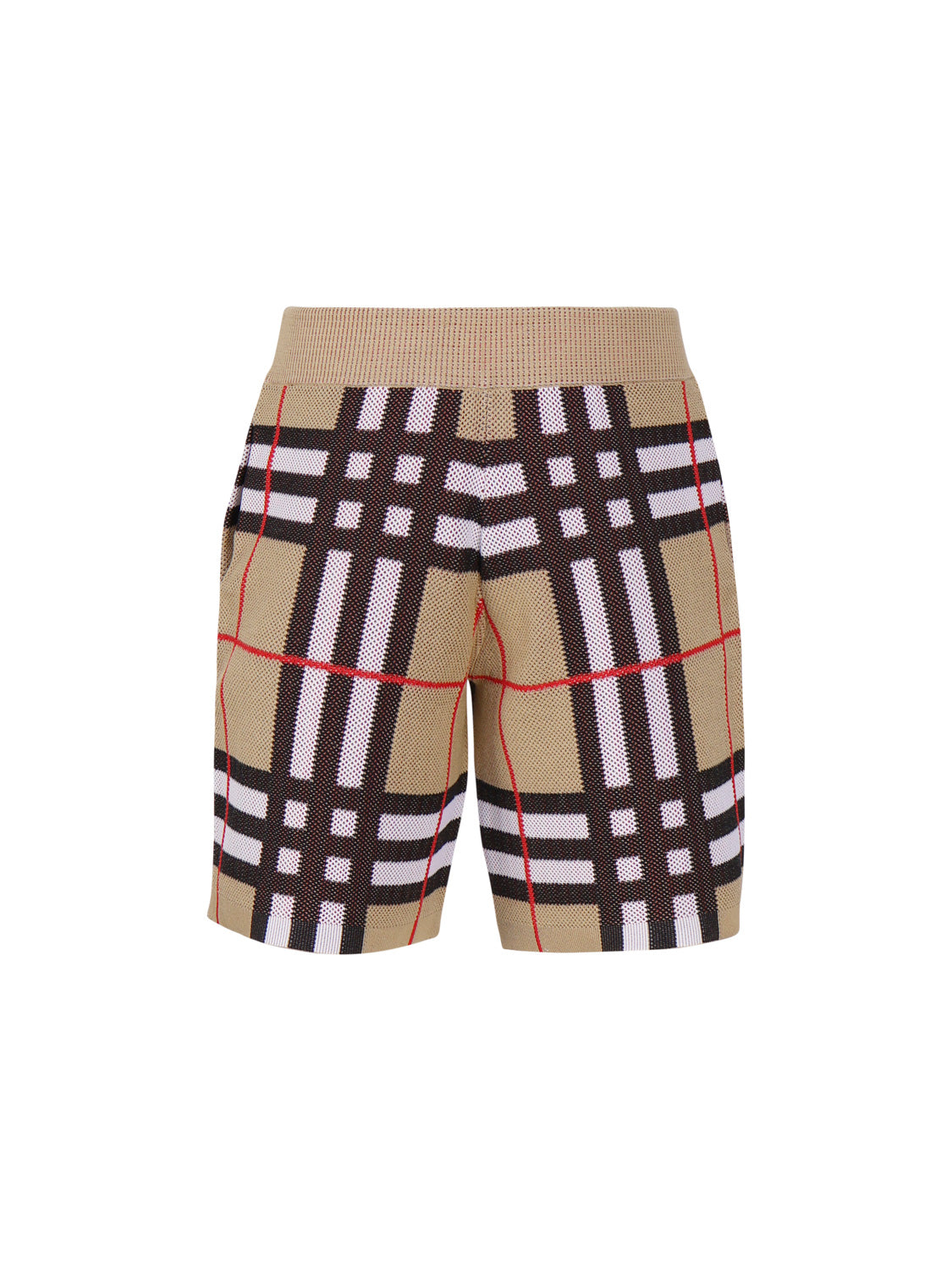 Burberry Shorts Beige Polyamide