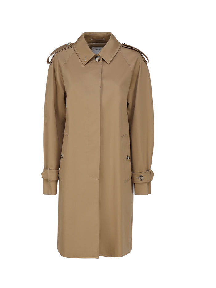 Sportmax Coats Beige Cotton