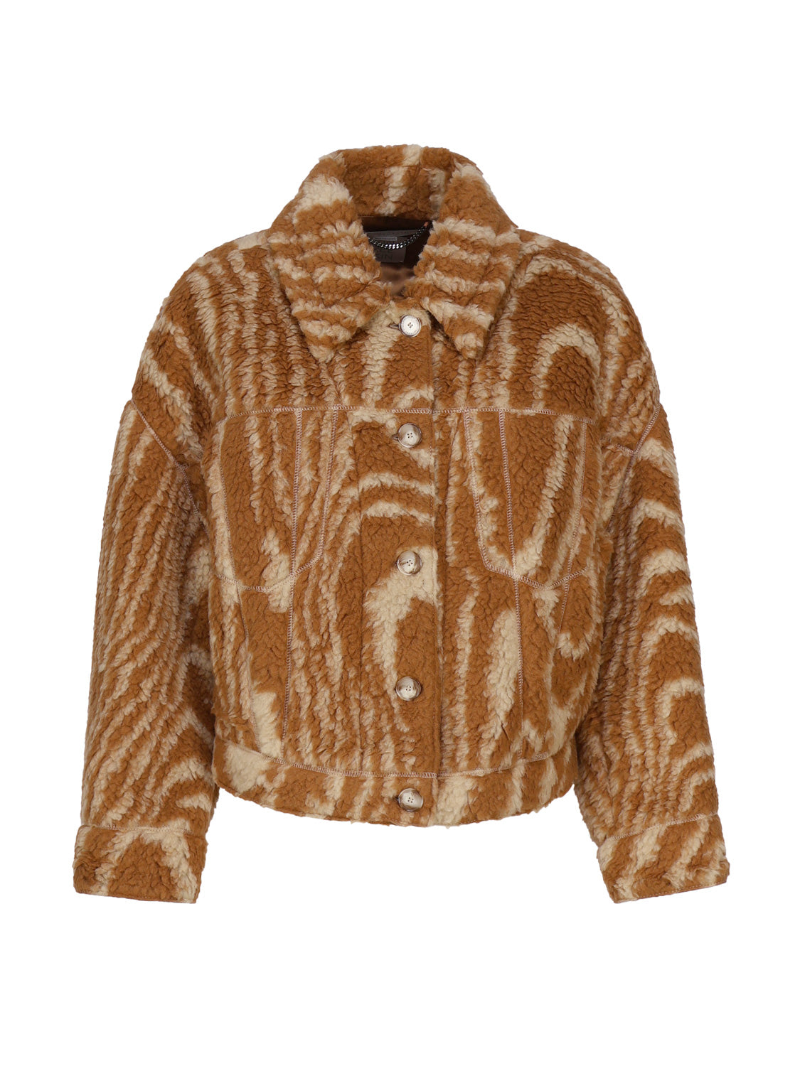 Stella Mccartney Coats Brown Recycled Polyester
