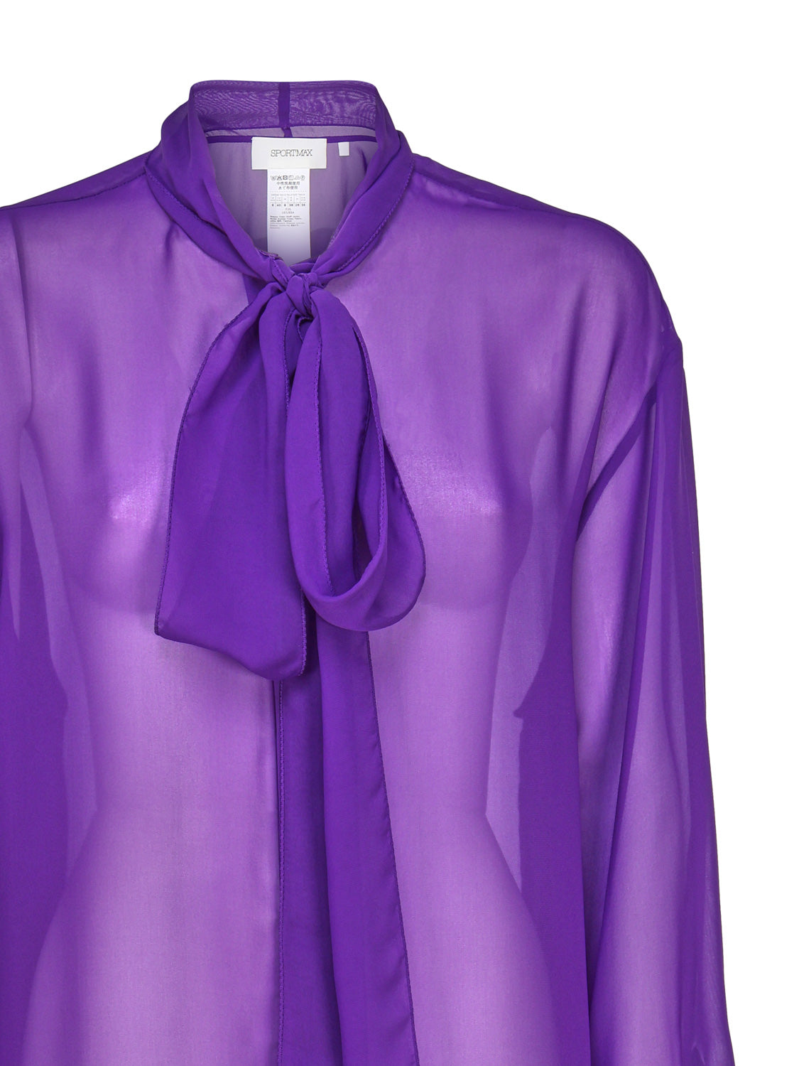 Sportmax Top Purple Polyester