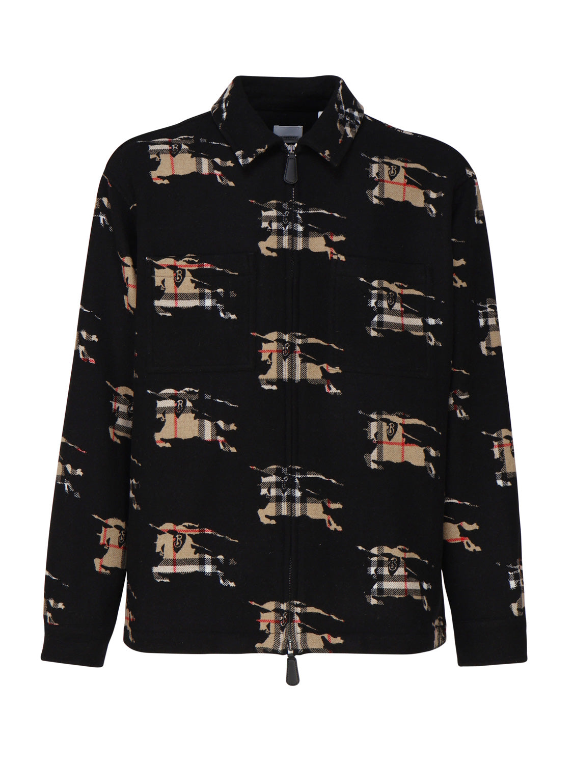 Burberry Shirts Black Wool