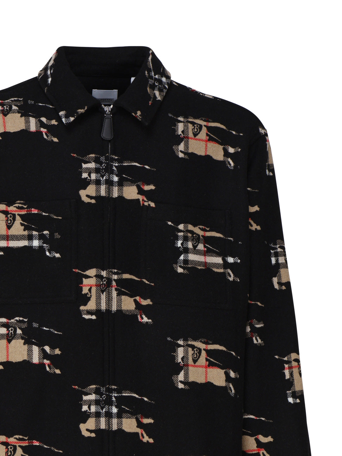 Burberry Shirts Black Wool