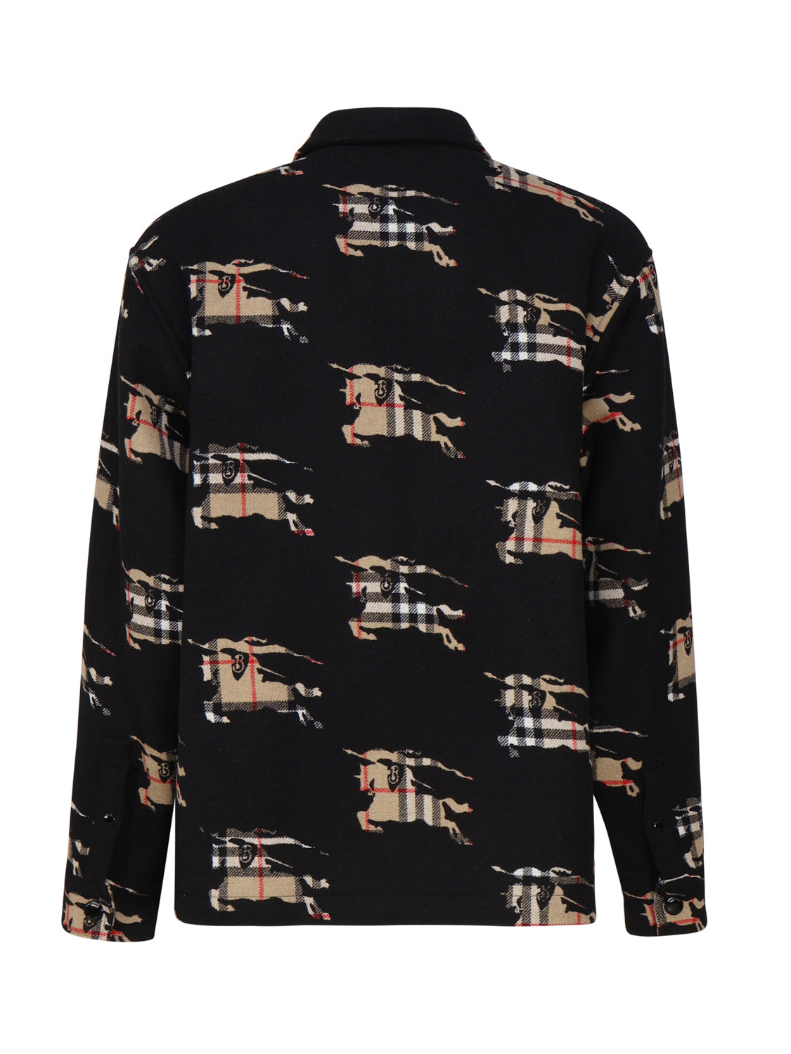 Burberry Shirts Black Wool
