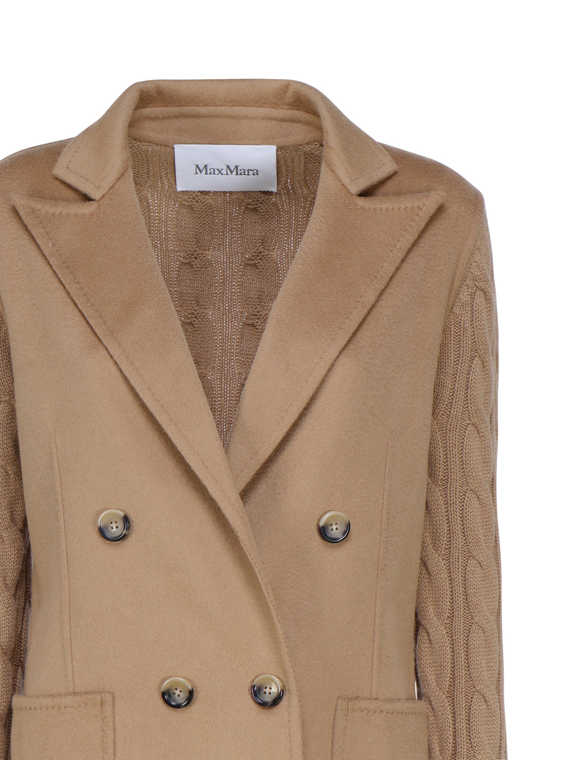 Max Mara Coats Brown Wool