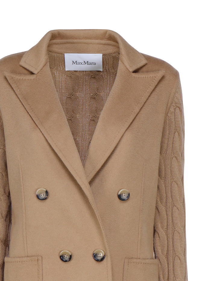 Max Mara Coats Brown Wool