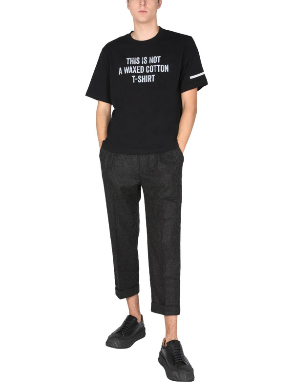 Barbour X Engineered Garments T-Shirt Black Cotton T-shirts