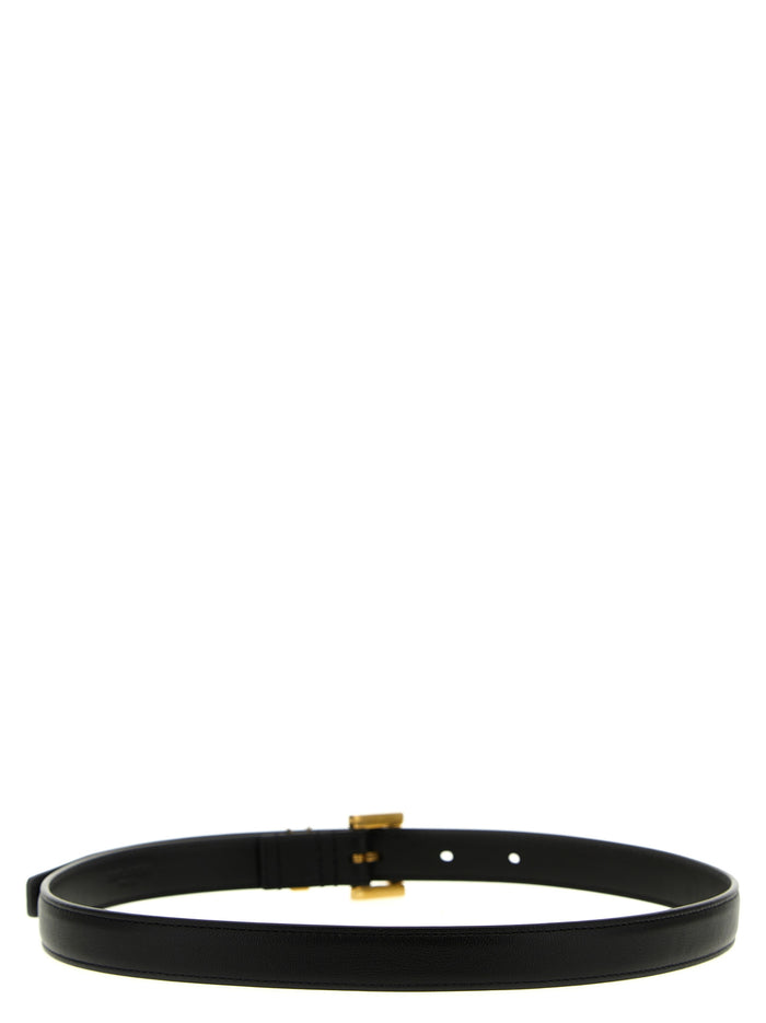 Cassandre Belt Black Calf Leather