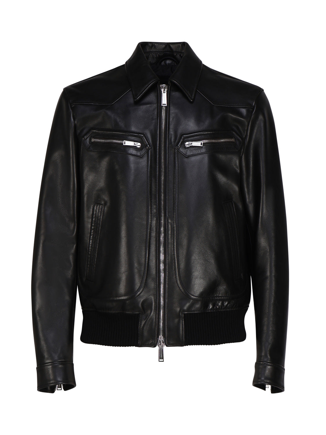 Dsquared2 Coats Black Leather