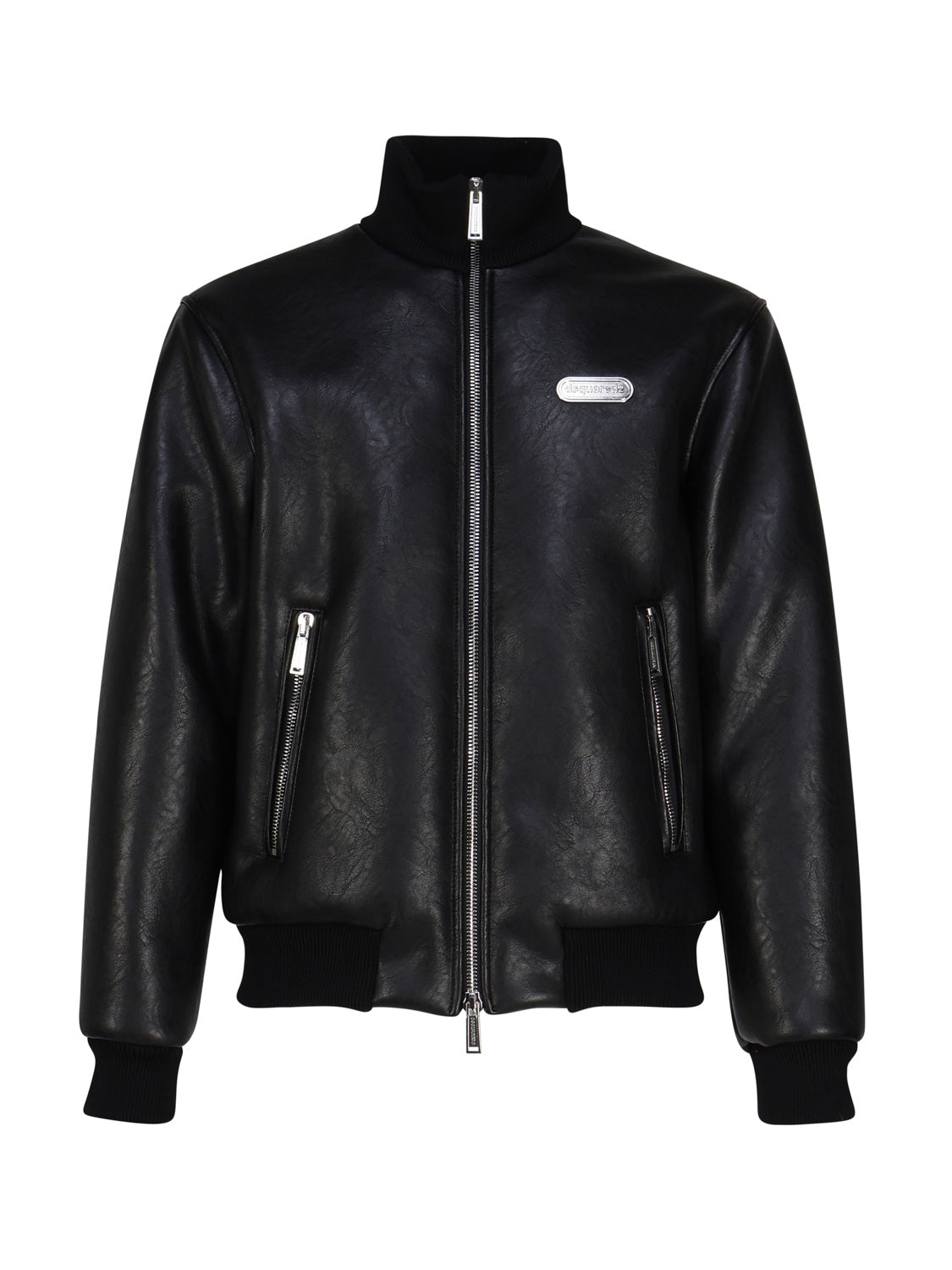 Dsquared2 Coats Black Leather