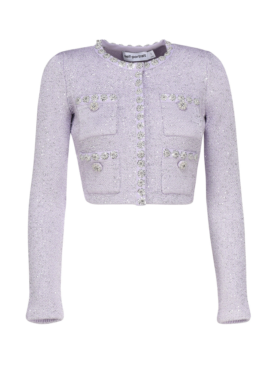 Self-Portrait Sweaters Lillac Polyester