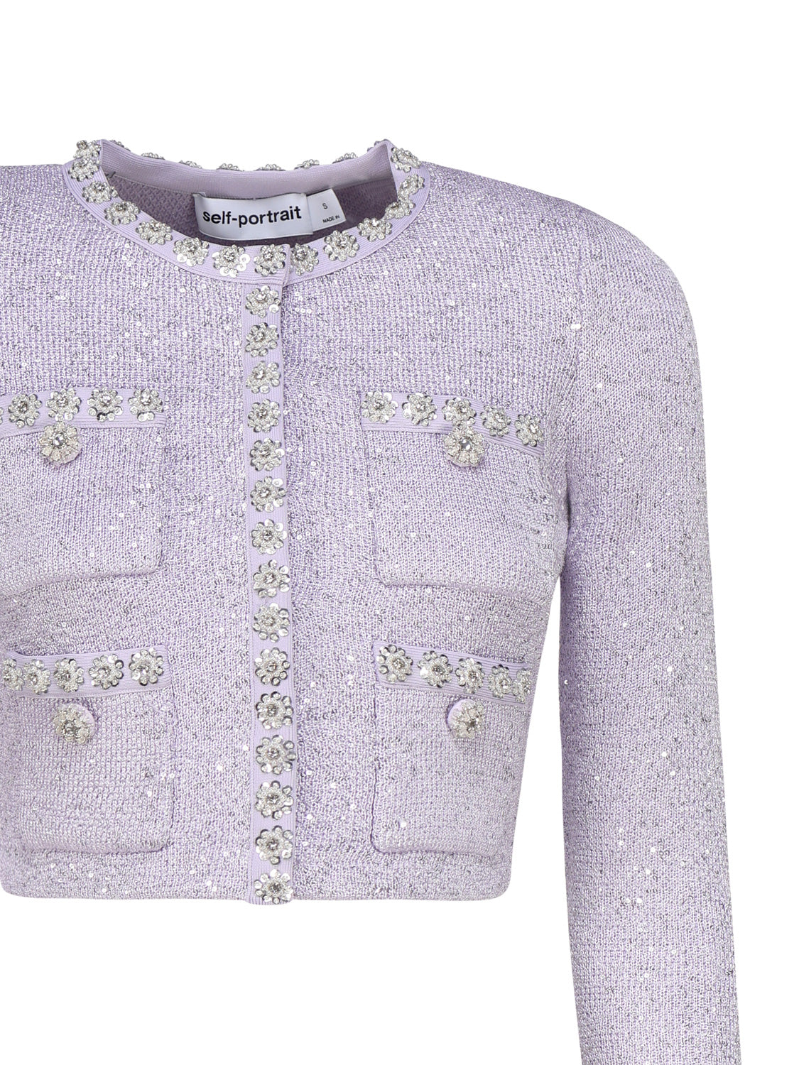 Self-Portrait Sweaters Lillac Polyester