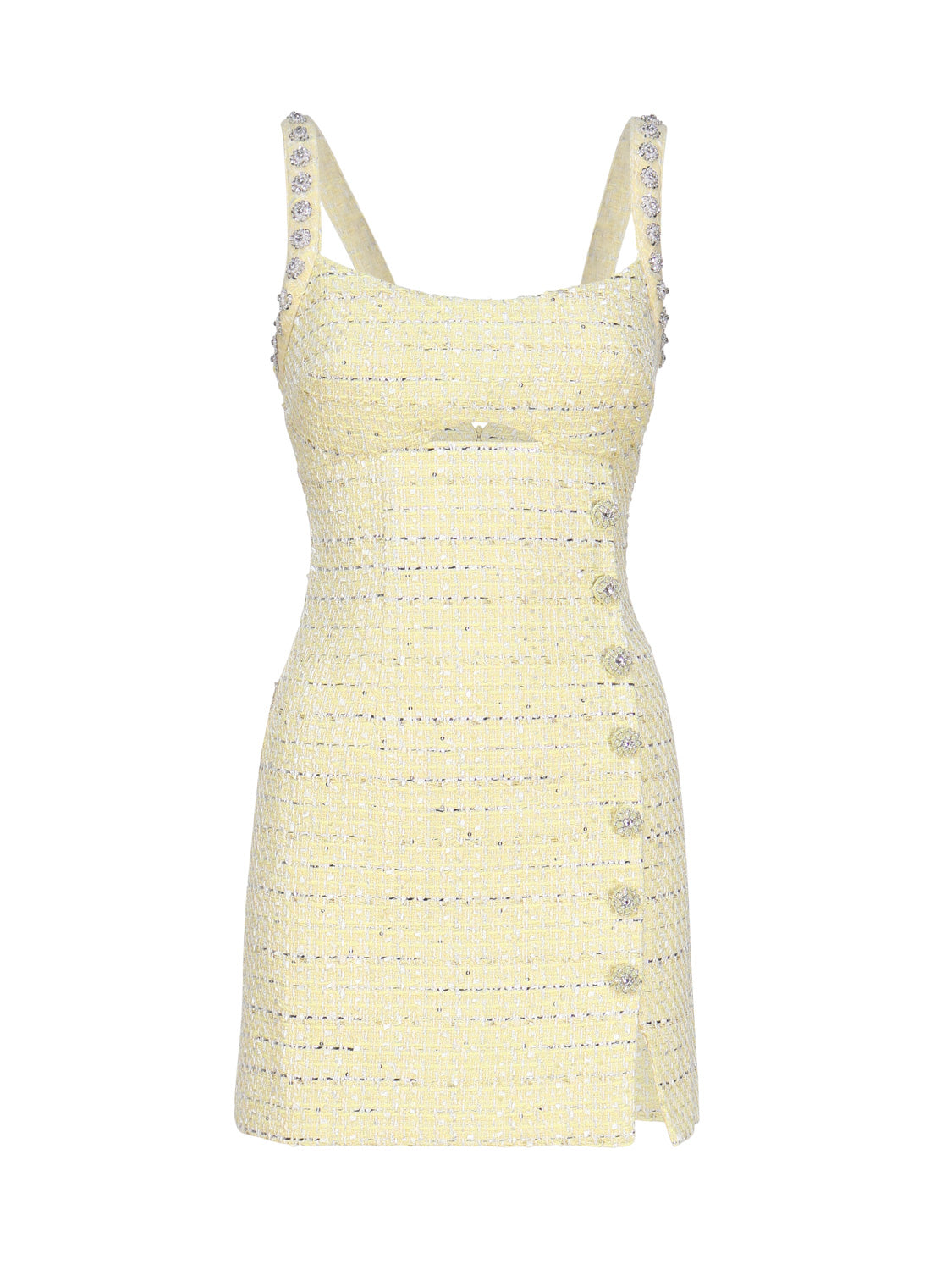 Self-Portrait Dresses Yellow Polyester