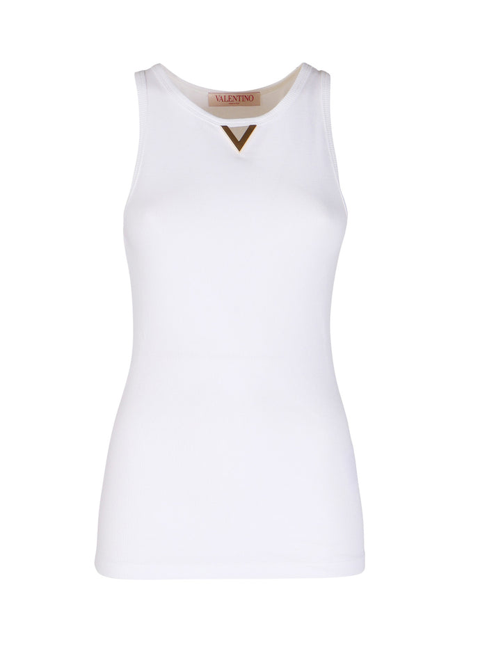 Valentino Garavani Top White Cotton