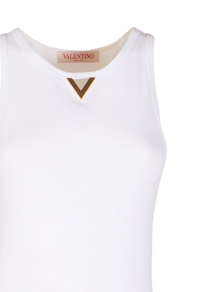 Valentino Garavani Top White Cotton