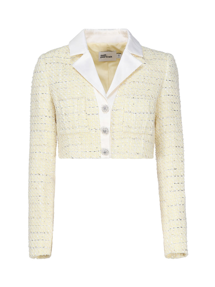 Self-Portrait Jackets Yellow
