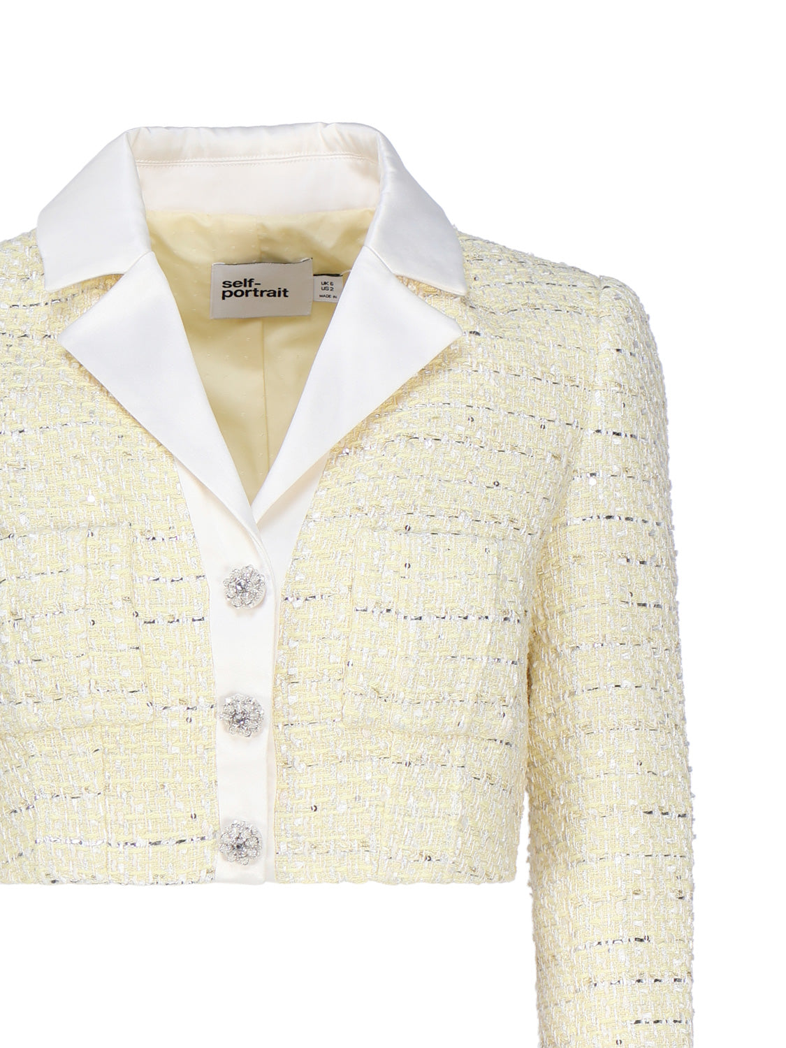 Self-Portrait Jackets Yellow
