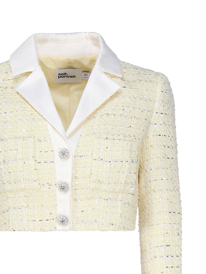 Self-Portrait Jackets Yellow