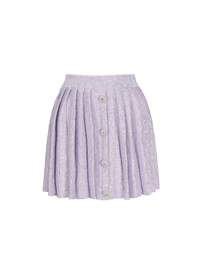Self-Portrait Skirts Lillac Polyester
