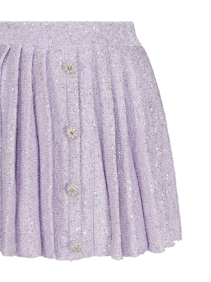 Self-Portrait Skirts Lillac Polyester