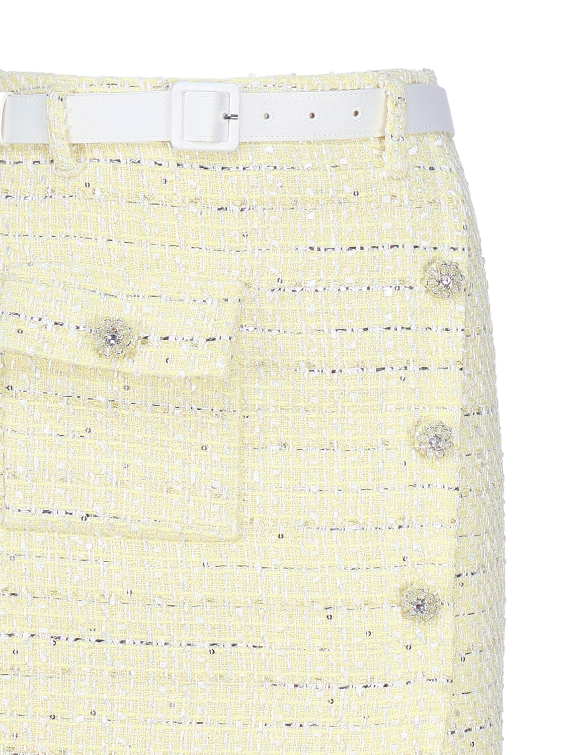 Self-Portrait Skirts Yellow