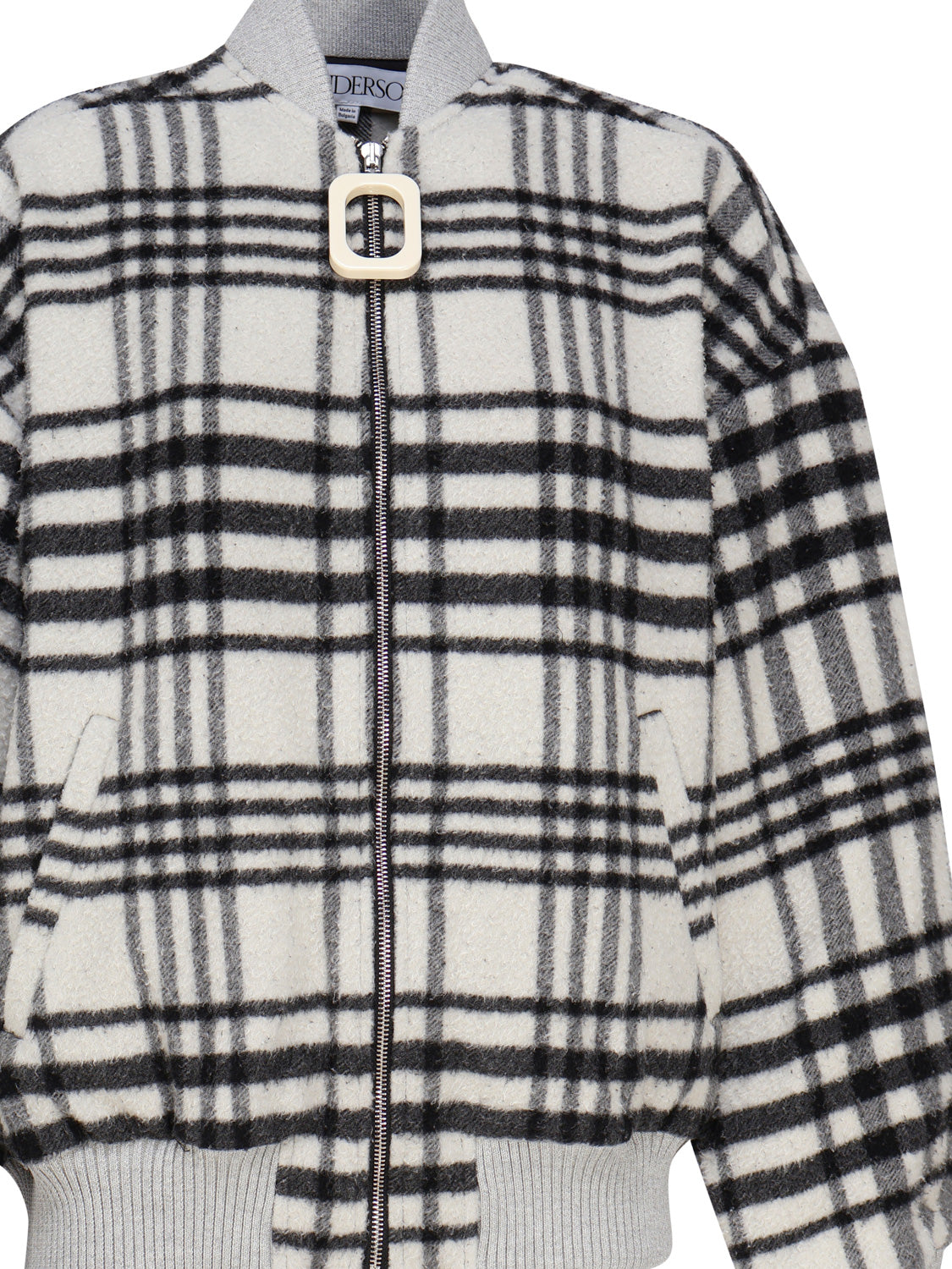 Jw Anderson Coats Grey, White, Black Wool