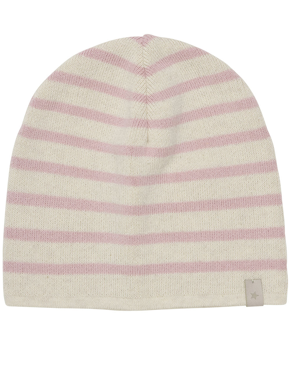 Beanie Striped Knit Pink & Purple Cappello
