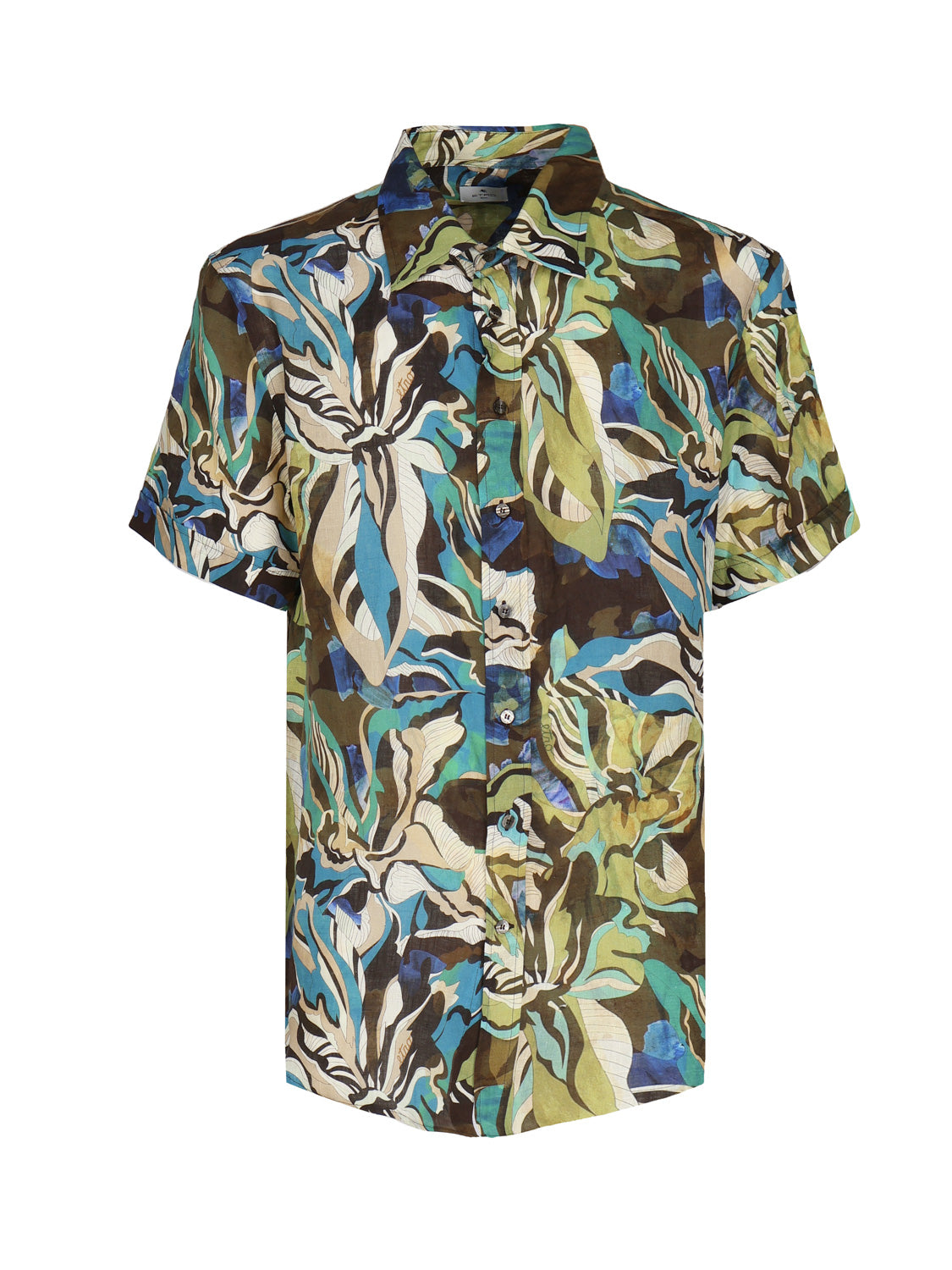 Etro Shirts Green Cotton