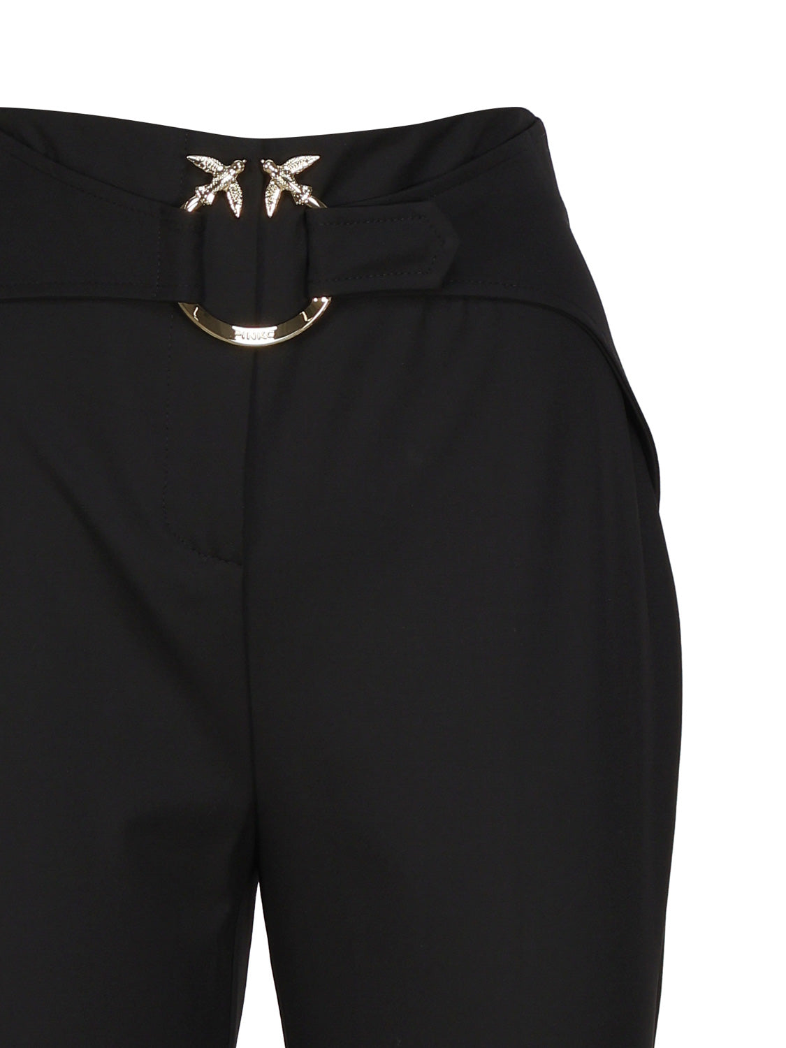 Pinko Trousers Black Polyester
