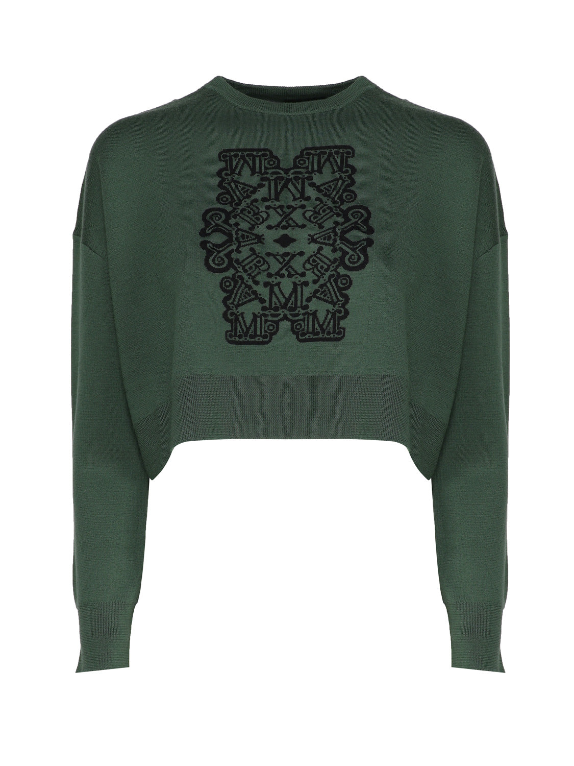 Max Mara Sweaters Green Virgin Wool