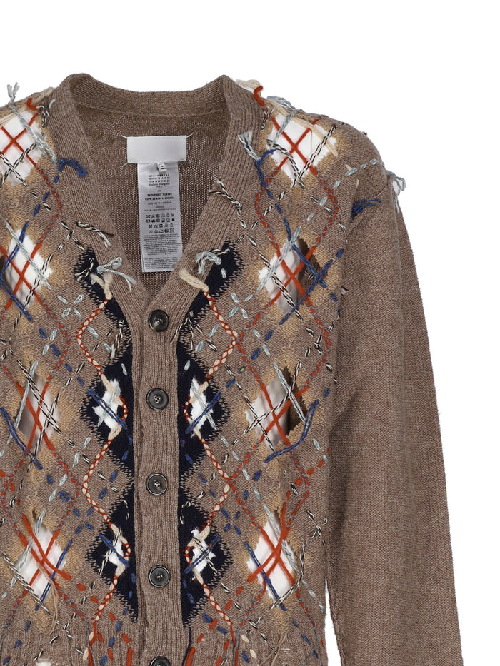Maison Margiela Sweaters Walnut/beige/navy/grey/red Wo Wp Pc Pa