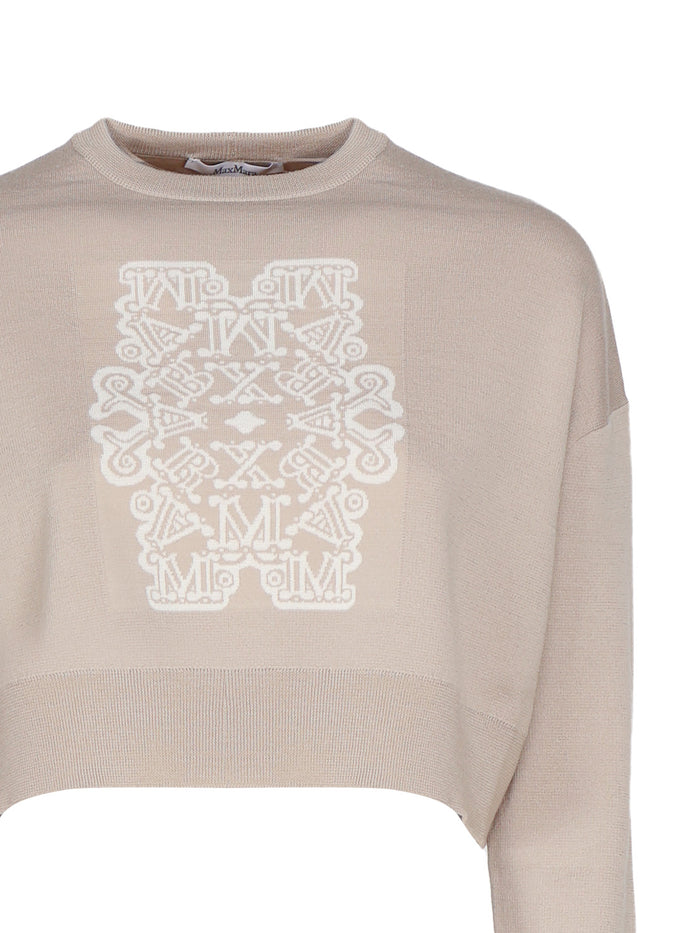 Max Mara Sweaters Sand Virgin Wool